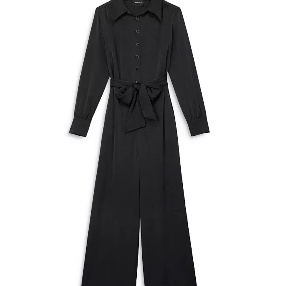 The Kooples satin/jersey jumpsuit
